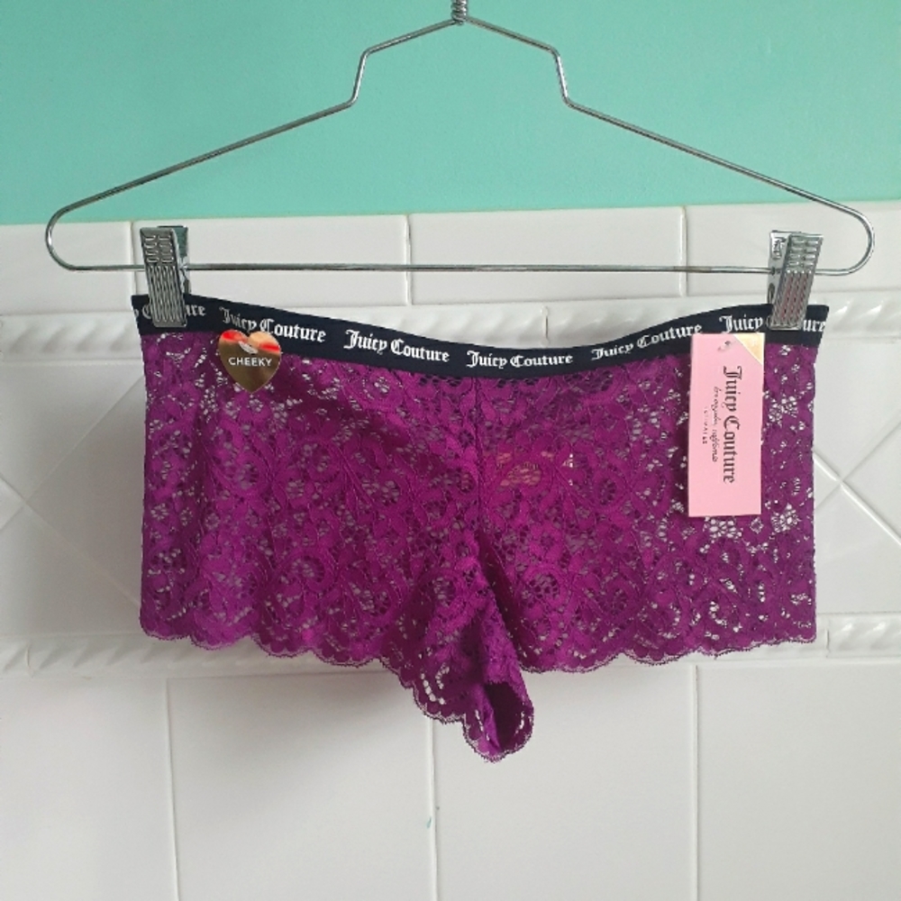 Juicy Couture Lace Cheeky boy shorts underwear